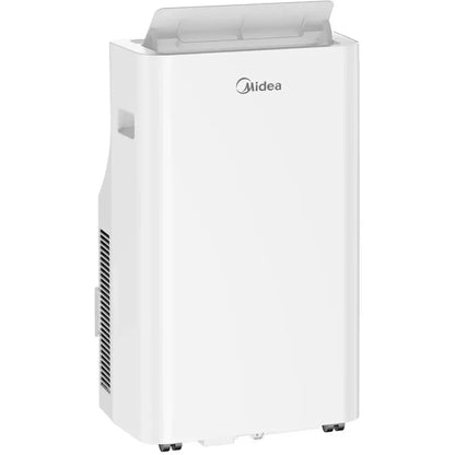 Midea mobile Klimaanlage, weiß, energieeffizient, mit Rollen und Bedienfeld